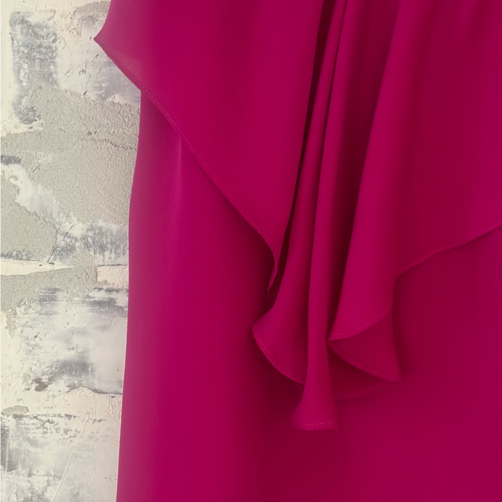 Haute Hippie | Dark Pink Silk Flowy Camisole - Picture 5 of 7
